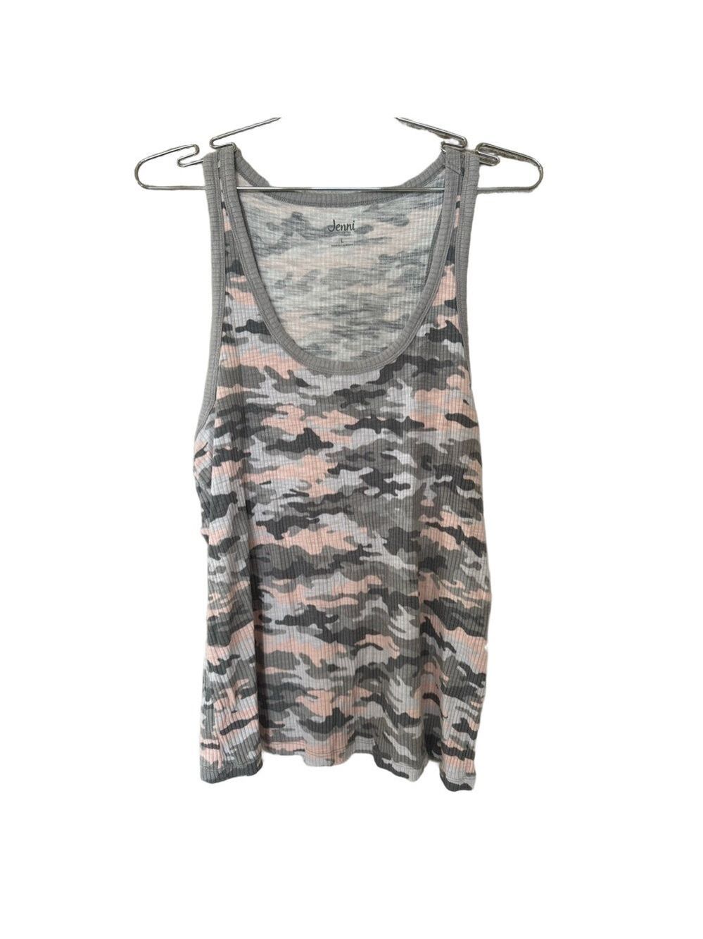 Jenni Pink Camouflage Tank Top
